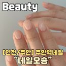 네일오숑 | 주안역네일 네일오숑 몽글몽글한 겨울자석네일