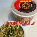 씨유(CU)영주분수대점 | CU 신상 한일 나드리매운우동 후기