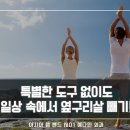 [위밴드다이어트] 별다른 도구 없이도 일상 속에서 할 수 있는 옆구리살 빼는 운동들! 이미지