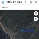 양산시 오수정 지도 비교 이미지