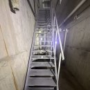 양촌면사무소 | 지하실 보일러실 철재계단 보수 제작 시공 업체