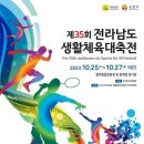 전남생활체육대축전 25~27일 순천서…7000여명 열전! 이미지