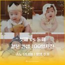 자연공감 파스텔아트 | 100일 사진 첫째 vs 둘째 :: 인천 송도 유니미니 스튜디오 후기