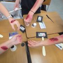 선부중학교 | [안산메이크업학원] 선부중학교 특수분장사 직업 체험 후기