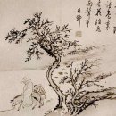 진여의 「회천경지로인방지」-김홍도 &lt;기려행려&gt;