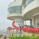 중국 대련 여행 코스, 다롄 연화산공원 전망대 포토스팟 가는 법 고덕지도