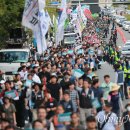 "윤석열 답없다" 부산 도심 '퇴진 갈매기' 합창 이미지