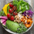 채식식단 웰빙요리 이미지