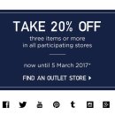 Ralph Lauren, Plus 20% off 랄프로렌폴로 아울렛매장 3개 이상구입시 20% 추가 세일 이미지