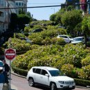 샌프란시스코의 명소 - 세계에서 가장 꼬불꼬불한 길 롬바드 거리(Lombard Street) 이미지