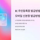 IC 주민등록증 발급방법 / 모바일 신분증 발급방법 이미지