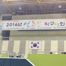 2016남한강 탁구대회 개회식 이미지