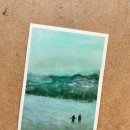 수채화&아크릴 팝 아트 | 몽마르아트 아크릴물감 24색 리뷰 : 설산풍경