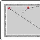 당구[ 시스템을 응용할 수 없는 3쿠션의 형태 ] 이미지