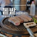 애월 흑돼지 식당 돝밭 추천 받은 멜조림 맛있던 후기