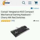 커세어 Vengeance K65 체리적축 최저가 6만원 이미지