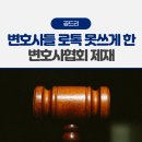 ◾ 대한변호사협회 및 서울지방변호사회의 구성사업자에 대한 광고제한 행위 제재 이미지