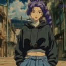 90년대 애니메이션 스타일 케데헌 이미지