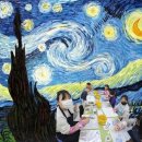 즐거운 아크릴화 이미지