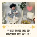 땡스투베베 100일상 대여 후기, 셋째 베넷가든 컨셉으로 집에서 백일상 차려본 솔직 후기