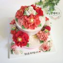 통일초 정문 사거리(2) | 생일선물추천] 식상한 꽃다발보다는 꽃케이크, 성북구 미아사거리 맞춤제작