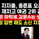 김문수,與대선주자 지지율 첫 2위 기록/홍준표 오세훈 안철수 제치고 급부상 권순활TV﻿ 이미지