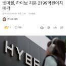 넷마블, 하이브 지분 2199억원어치 매각 이미지