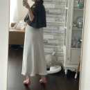 Sale컬러득템하셔요🙌🏻새틴 이지 머메이드 스커트 ♪