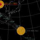 중국 방향으로 조금 더 기운 태풍 13호 ＜ 버빙카 ＞ 예상 경로도 이미지