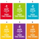 KEEP CALM and TAKE STAIRS ! 재미있는 패러디 건강계단 이미지