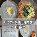 국수대장 - 수원시 영통구 신원로250번길 16 | 진주 콩국수맛집 ‘대장일품 미미콩물 하대본점’ㅣ서리태콩국수,비빔국수 내돈내산후기