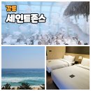강릉 세인트존스호텔 패밀리트윈룸 수영장 버블파티 사우나 까지 알차게!
