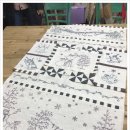 엠제이피싱 | [서울*신내동] 레드웍 & 블루웍 퀼트-embroidery quilt / 2016.12.8 모임후기