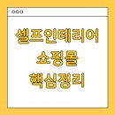 셀프인테리어 쇼핑몰 핵심정리