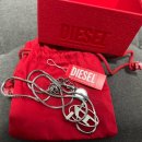1342 | [DIESEL] 디젤 Dx1342 스테인리스 스틸 팬던트 네클리스 실버 (구매후기, 디테일, 착샷, 사이즈)