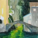 유화로 그리는 아름다운 풍경 이미지