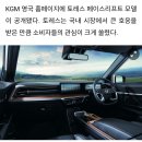 토레스 페이스리프트 실내 공개 이미지