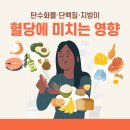 탄수화물·단백질·지방이 혈당에 미치는 영향 이미지