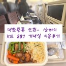 888 | 대한항공 인천- 상하이 KE887 888 탑승후기 기내식 메뉴 좌석 마일리지