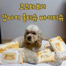 코코환경 | 강아지 바디티슈 추천 코코와보리 강아지 물티슈 후기