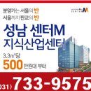 성남 센터엠 지식산업센터-400만원대 잔여세대 분양중 이미지