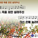 찬송가 306장 죽을 죄인 살려주신,Wonderful is Jesus' great love 반주 찬송가PPT NWC악보 이미지