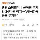 갱단 소탕했더니 쏟아진 무기만 34억 원 어치...AK-47 등 군용 무기류 이미지