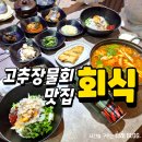 포항 생선회&해산물요리(토) | 포항 북구 고추장물회맛집 장성동 회를식사하다회식 후기