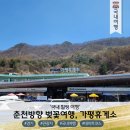 가평휴게소 춘천방향 힐링 벚꽃여행