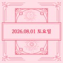스완즈 | 2026년 8월 1일 토요일, 타로로 보는 오늘의 운세