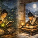 ＜형설지공(螢雪之功): 어둠을 건너는 지성의 의지＞ 이미지
