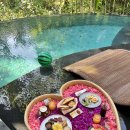 [발리 신혼여행] 발리 우붓 악사리 리조트 풀빌라 후기 Aksari Resort Ubud (플로팅조식, 요가, 마사지...