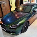 [전체랩핑]BMW 650i 카멜레온 어반정글 전체랩핑 시공~! 이미지