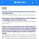 188_250608_a cloud of dust from Sahara desert is blanketing US 이미지